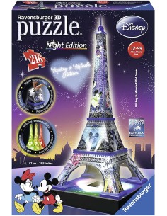 Puzzle 3d Tour Eiffel- Night Edition Disney