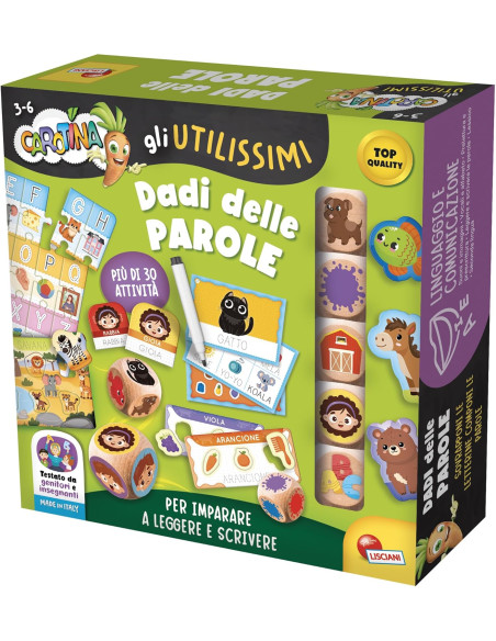 Carotina gli utilissimi Dadi Educativi Il gioco delle Parole