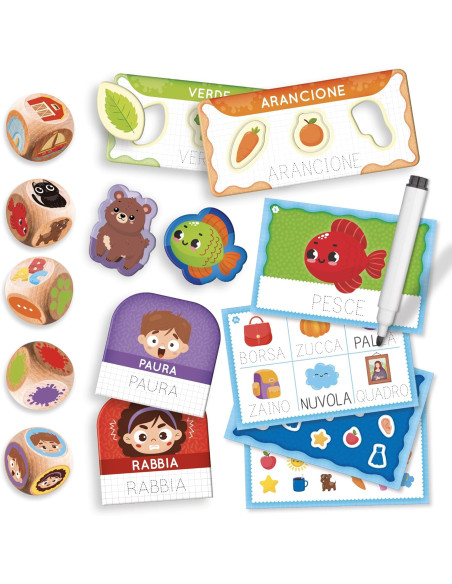 Carotina gli utilissimi Dadi Educativi Il gioco delle Parole