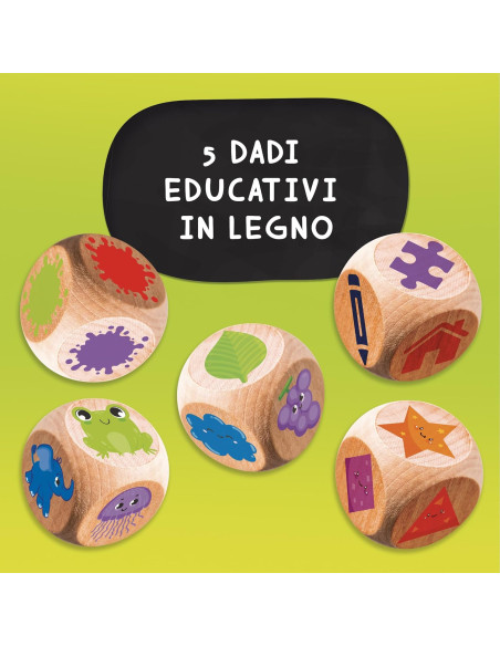 Carotina gli utilissimi Dadi Educativi Logica e Memoria