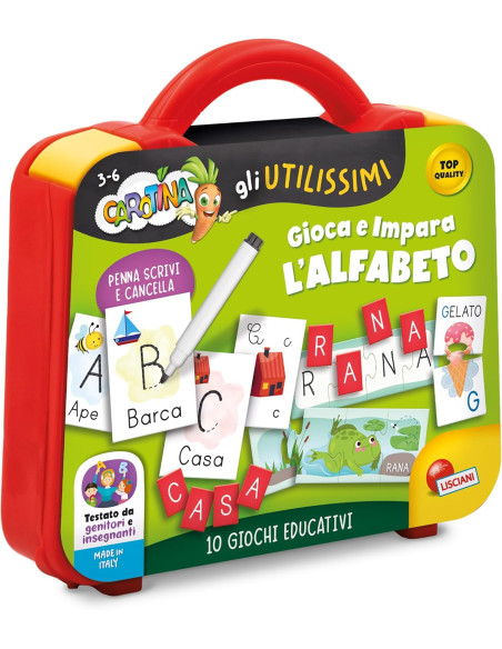 Carotina gli utilissimi Valigetta Gioca e Impara l'Alfabeto