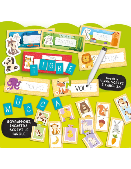 Carotina gli utilissimi Valigetta Gioca e Impara Gli Animali