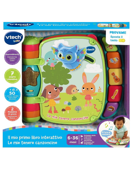Vtech - Il mio primo libro interattivo - Le mie tenere canzoncine