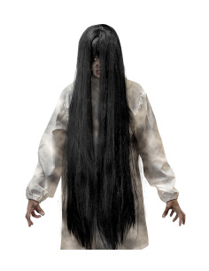 Widmann - Parrucca Spirito maligno Nera 100cm Adulto