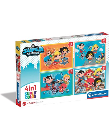 Puzzle 4 in 1 - DC Superfriends