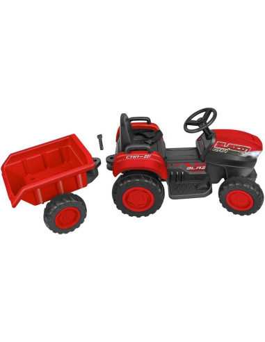 R/C Trattore Rosso BT LI-ION c/ rimorchio