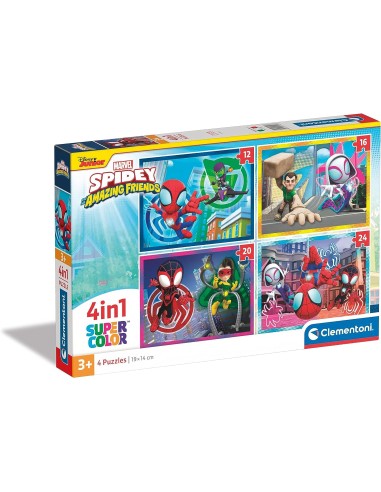 Puzzle 4in1 Spidey and his Amazing friends