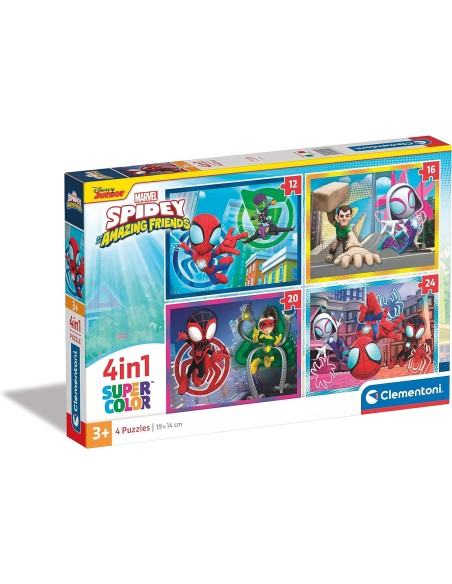 Puzzle 4in1 Spidey and his Amazing friends