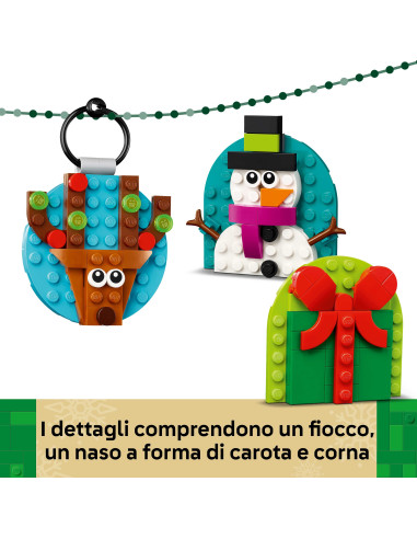 Lego Icons - Selezione di decorazioni natalizie