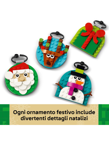 Lego Icons - Selezione di decorazioni natalizie