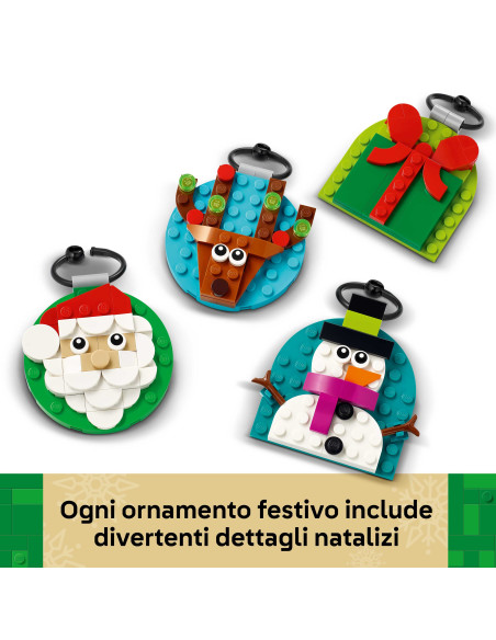 Lego Icons - Selezione di decorazioni natalizie