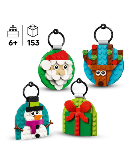 Lego Icons - Selezione di decorazioni natalizie