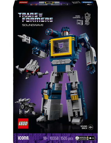 Lego Icons - Transformers: Soundwave 
