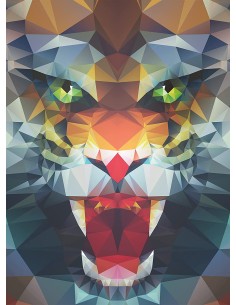 Puzzle 500 pz - Ruggito di poligoni 2