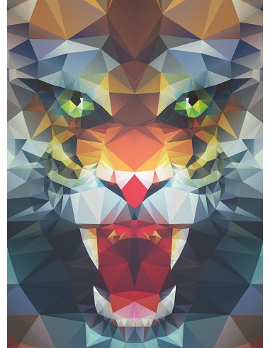 Puzzle 500 pz - Ruggito di poligoni