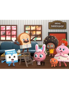 Puzzle 60 Giant Pavimento Barbiere Pasticcere 2 2