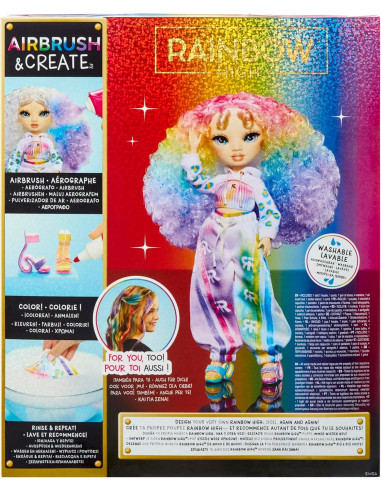 Rainbow High Air Brush e Create Green Eyes