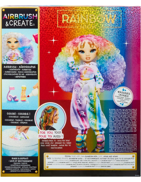 Rainbow High Air Brush e Create Green Eyes