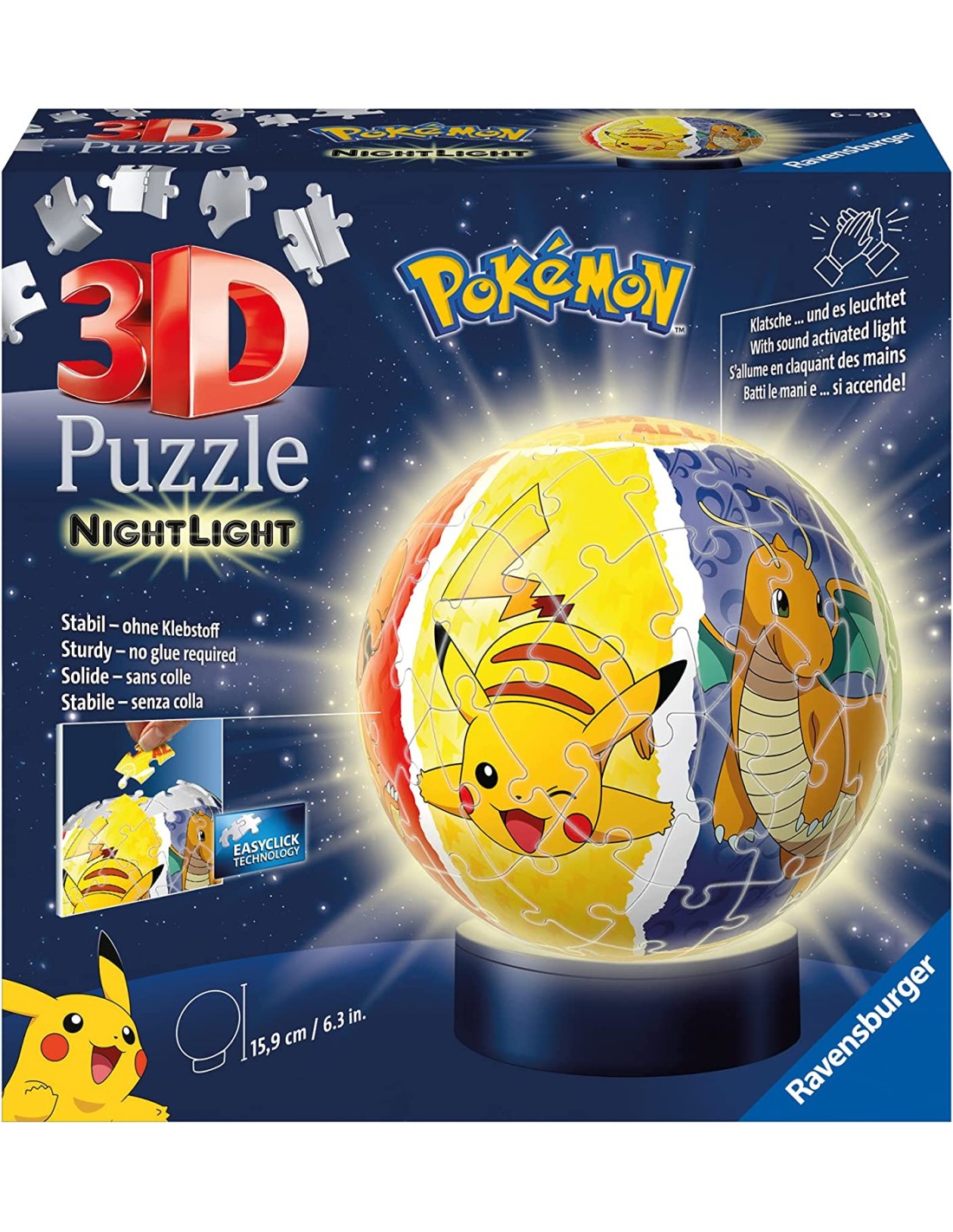 Puzzle Lampada Notturna Pokemon