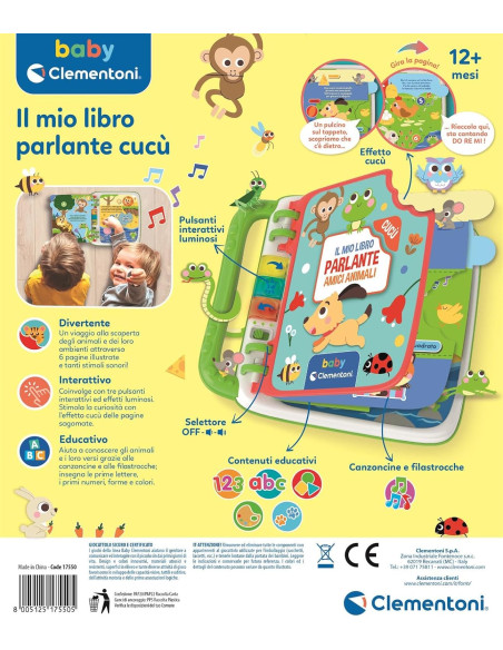 Il mio libro parlante cucù - Amici Animali