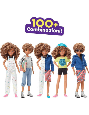 Creatable World Kit Deluxe, Bambola con Accessori