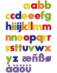 Quercetti - Confezione di Lettere Minuscole Magnetiche 2