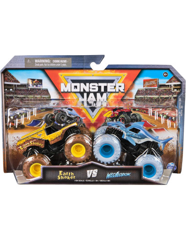 Monster Jam Veicoli 2 pack 1:64 Earth shaker vs...