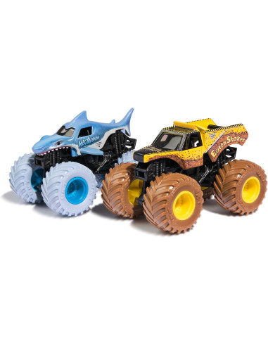 Monster Jam Veicoli 2 pack 1:64 Earth shaker vs...