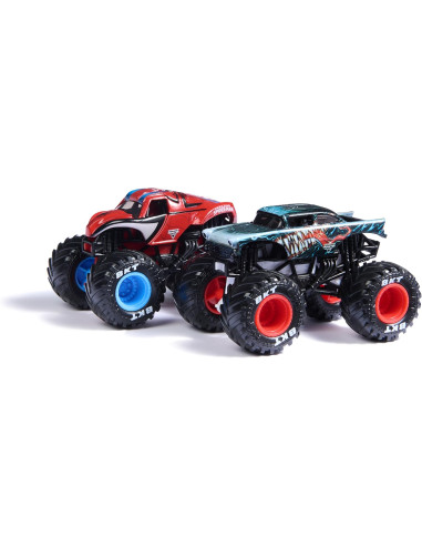 Monster Jam Veicoli 2 pack 1:64 Marvel Venom vs...
