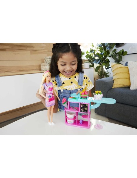 Barbie Playset Fiorista con Bambola Bionda