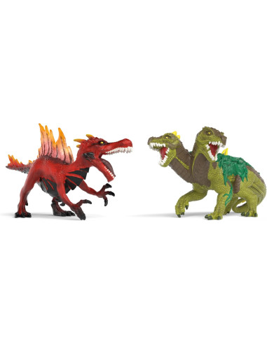 Scheleich - Dinosauro di fuoco vs lucertola...