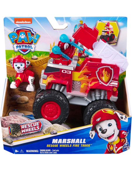 Paw Patrol Veicolo Tematizzato Rescue Wheels Marshall
