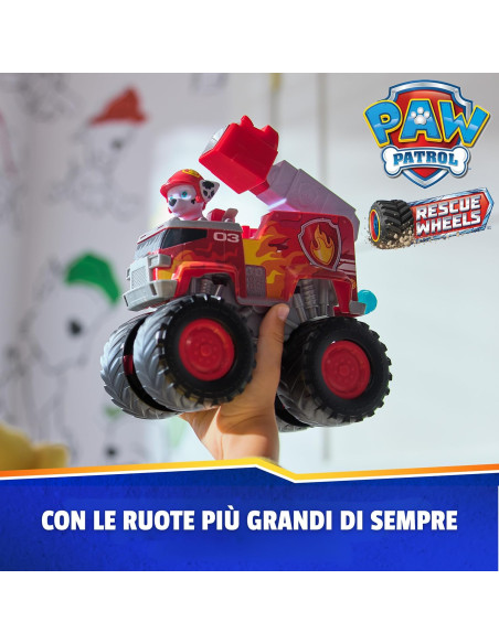 Paw Patrol Veicolo Tematizzato Rescue Wheels Marshall