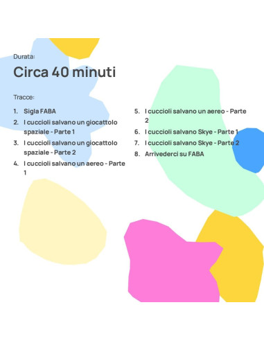 La squadra dei cuccioli Skye Faba