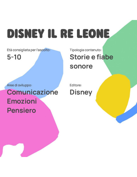 Disco sonoro Il Re Leone