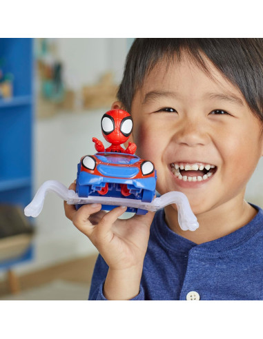 Spidey Veicolo con personaggi e Accessori