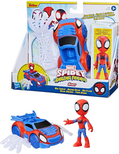Spidey Veicolo con personaggi e Accessori