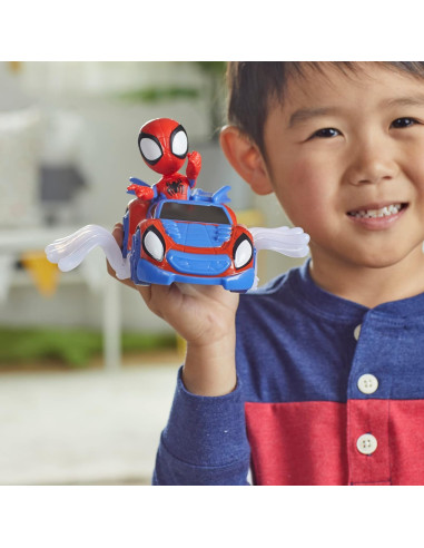Spidey Veicolo con personaggi e Accessori