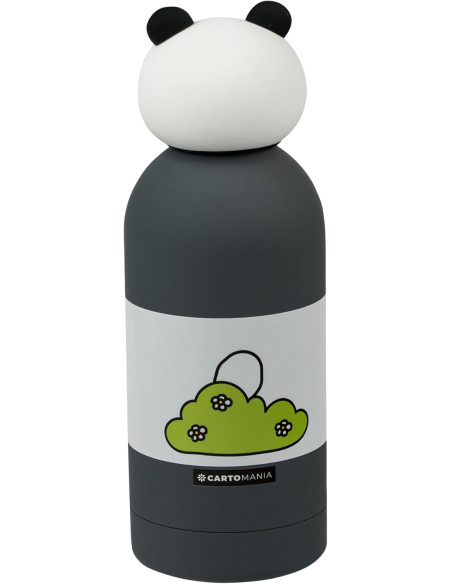 Borraccia c/ Topper 350ml Panda Cartomania Chill