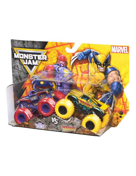 Monster Jam Veicoli 2 pack 1:64 The Sentineis vs wolverine