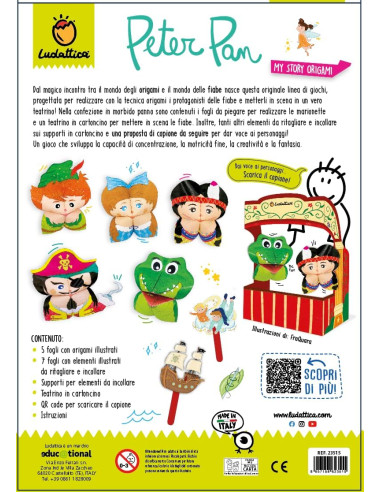 Ludattica Origami delle Fiabe Peter Pan