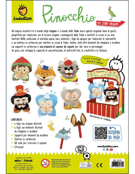 Ludattica Origami delle Fiabe Pinocchio