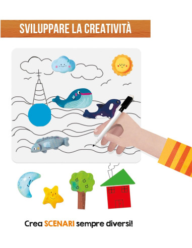 Lavagna Didattica Magnetica e in Legno