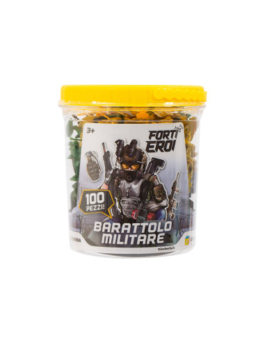 Forti Eroi Barattolo militare 100pz