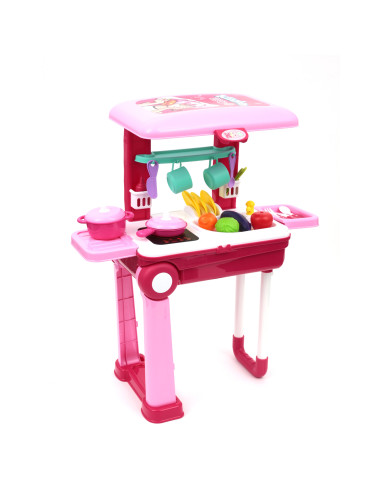 Giochi di Casa Trolley Kitchen set con Accessori