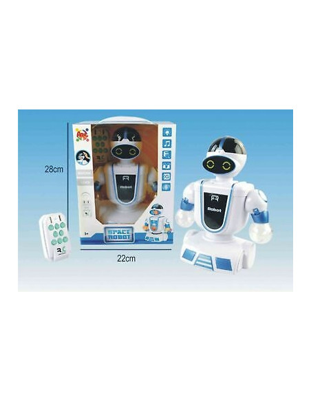 Robot Blu E Bianco Radiocomando