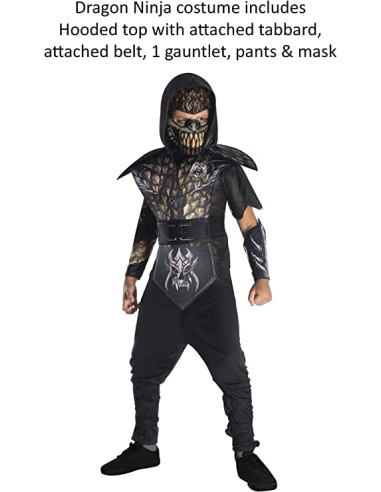 Vestito Ninja serpente per Bambini