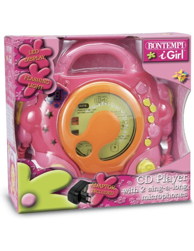 Bontempi - Lettore CD da tavolo+2 Microfoni