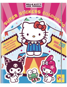 Hello Kitty and Friends Super Stickers Colouring