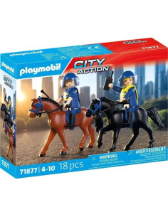 Playmobil - Poliziotti a Cavallo